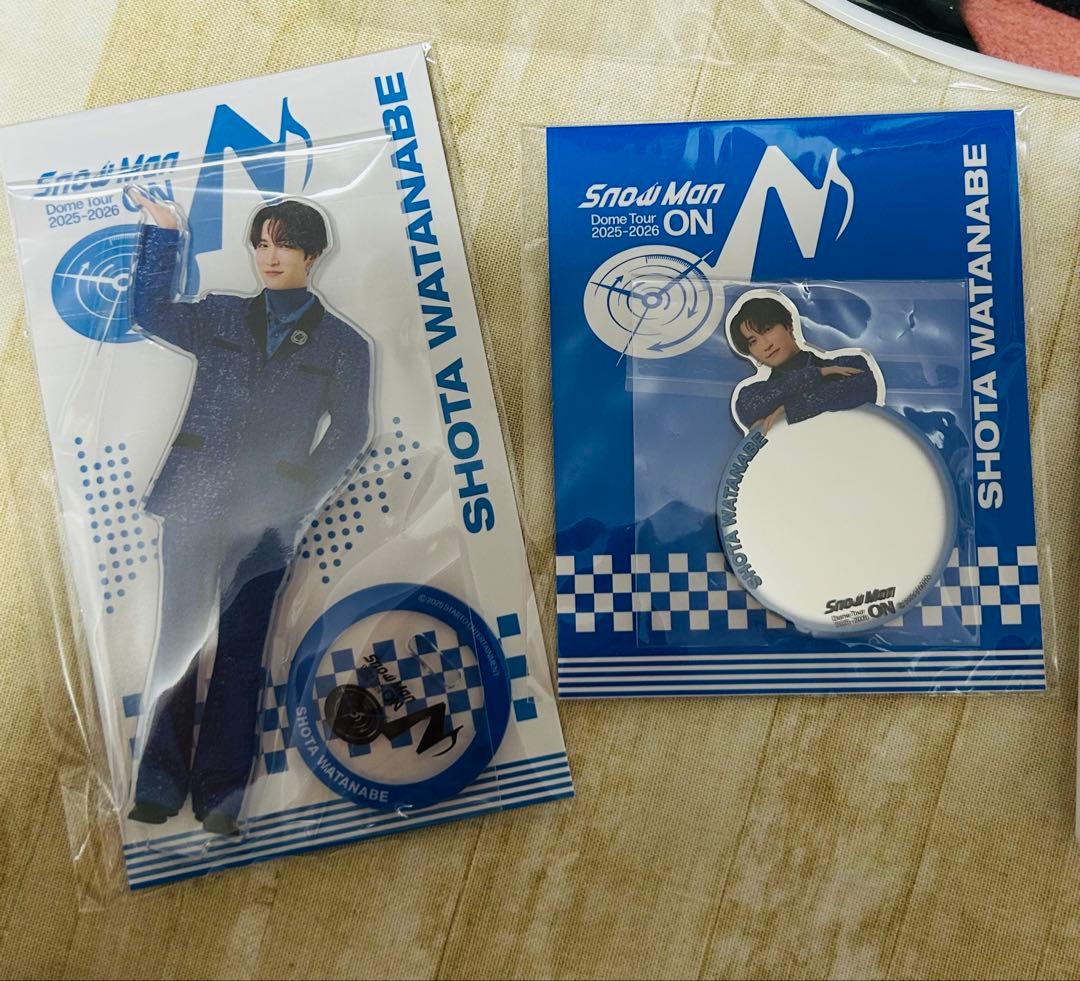 早い者勝ち！SnowMan 渡辺翔太 ONグッズ 7点セット 2025-2026 - メルカリ