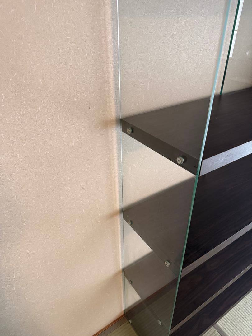 4段チェスト　ガラス