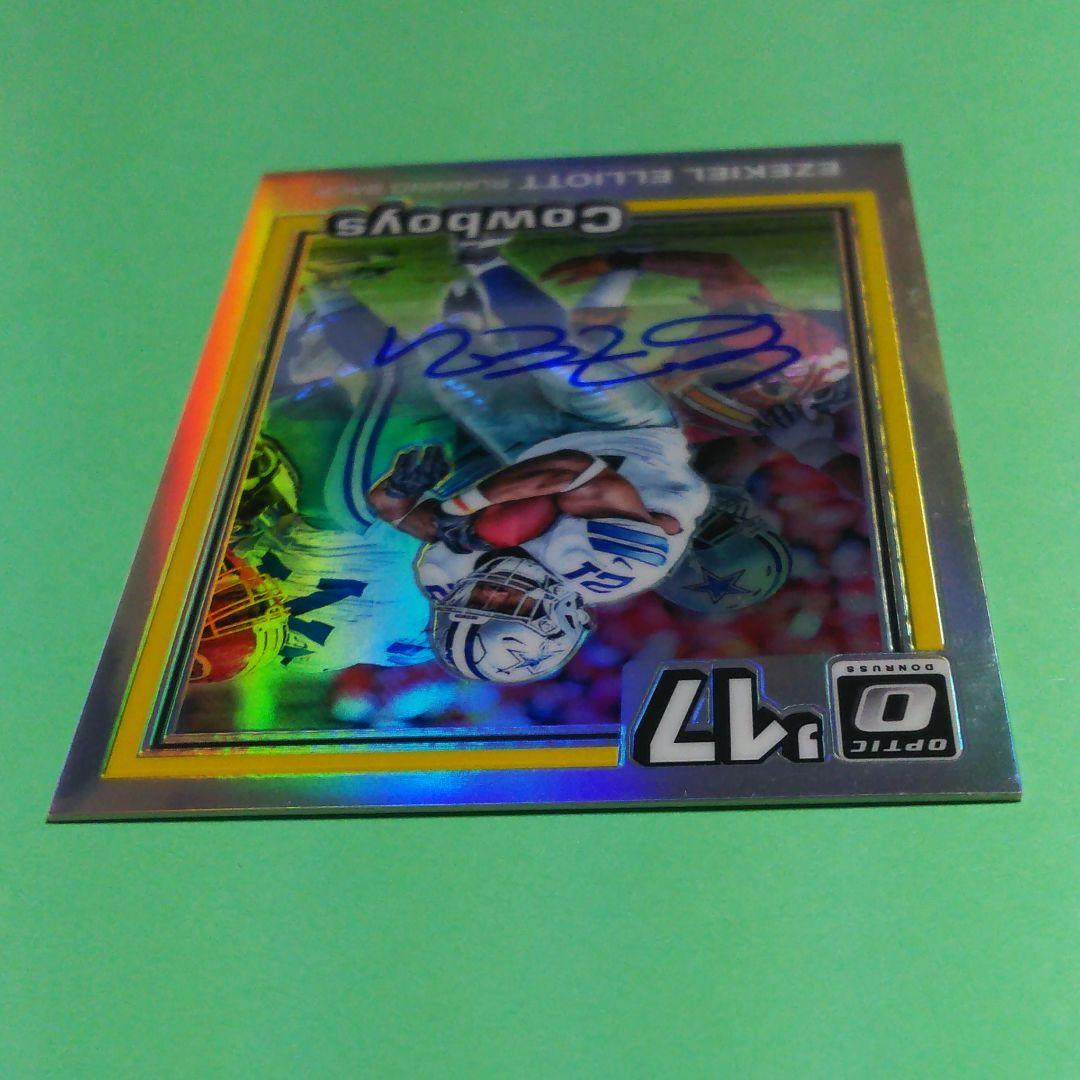 EZEKIEL ELLIOTT　エゼキエル エリオット　直筆サインカード　NFL