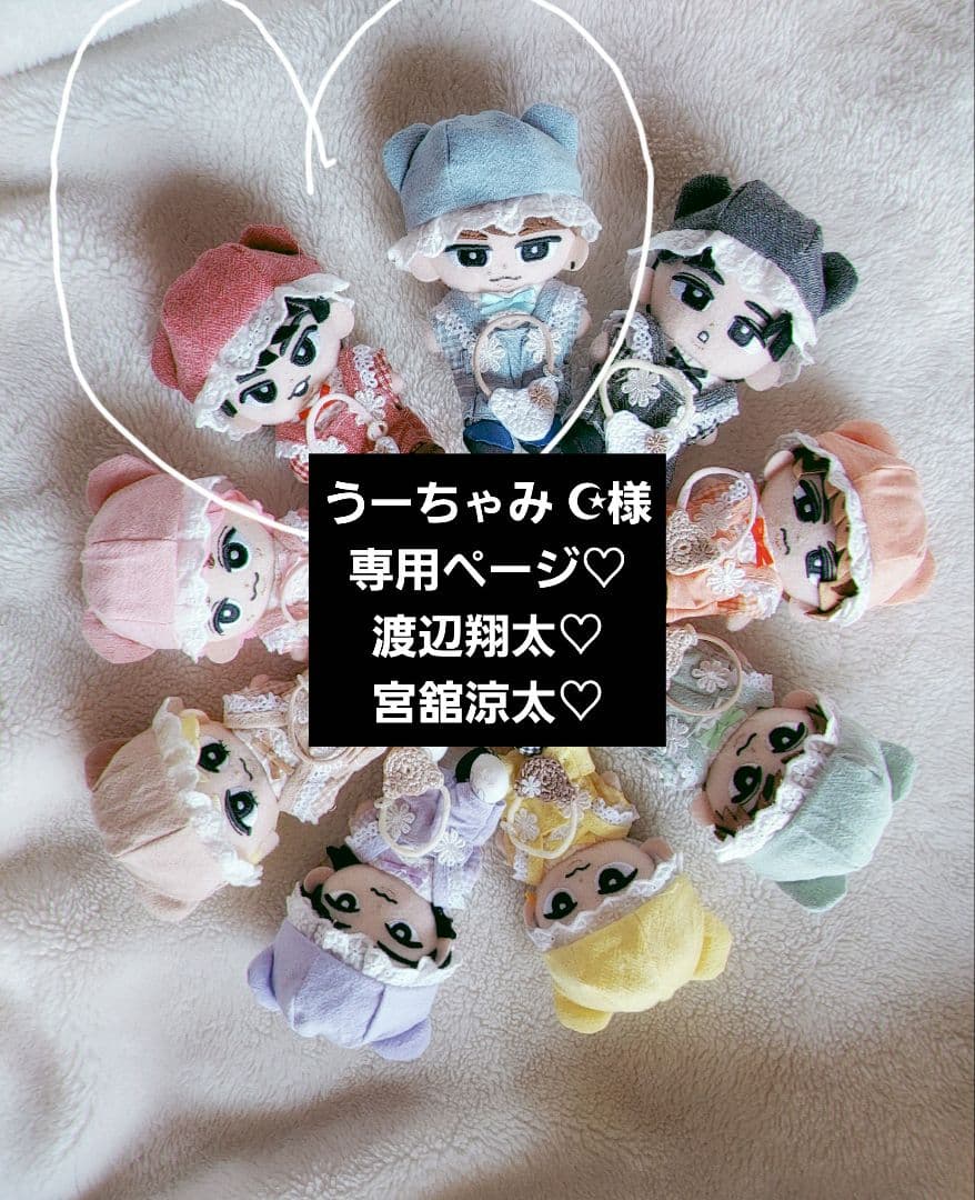 うーちゃみ ☪︎様専用ページ SnowMan すのチル ぬい服 渡辺 宮舘
