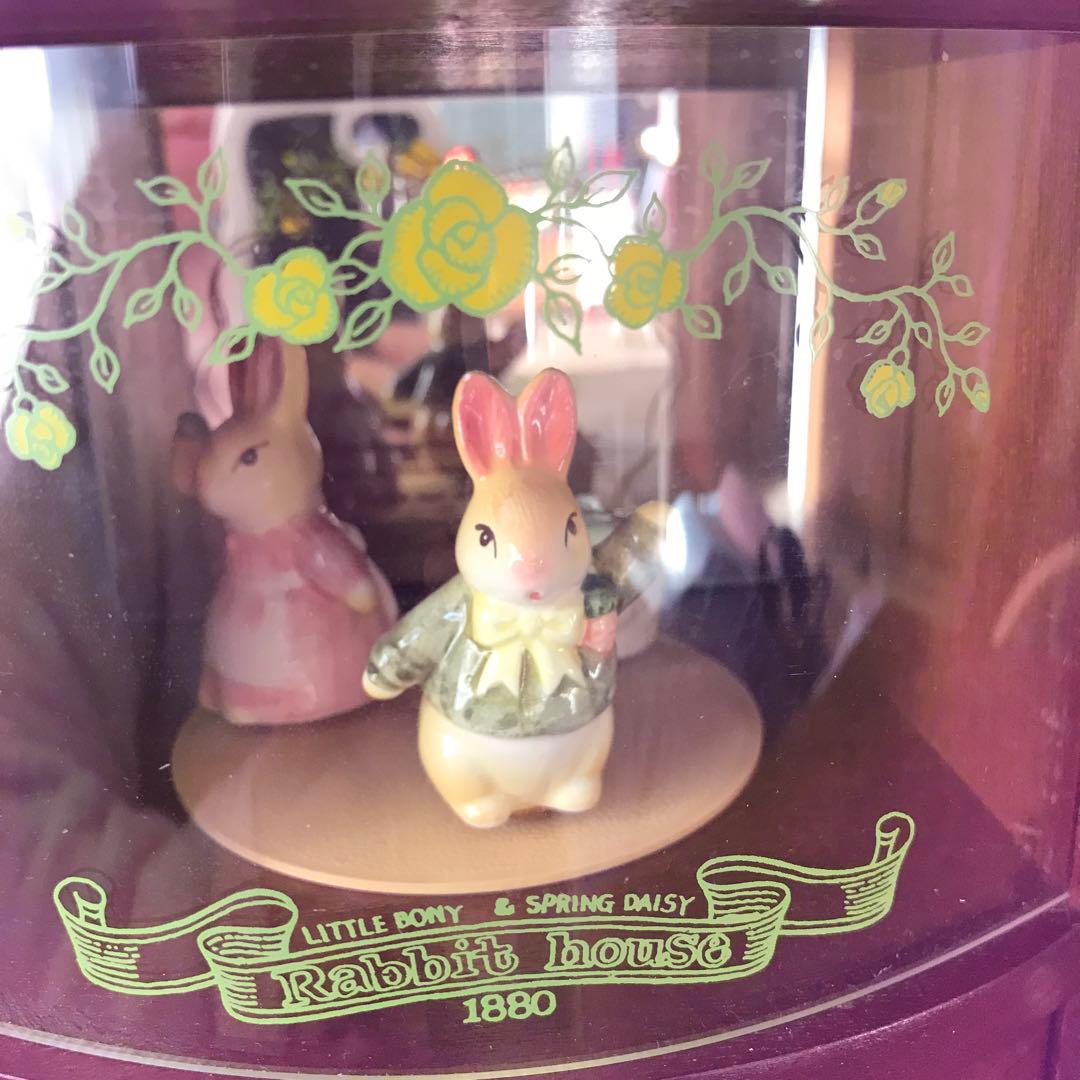 ラビットハウス オルゴール付き宝石箱 ジュエリーボックス カントリー