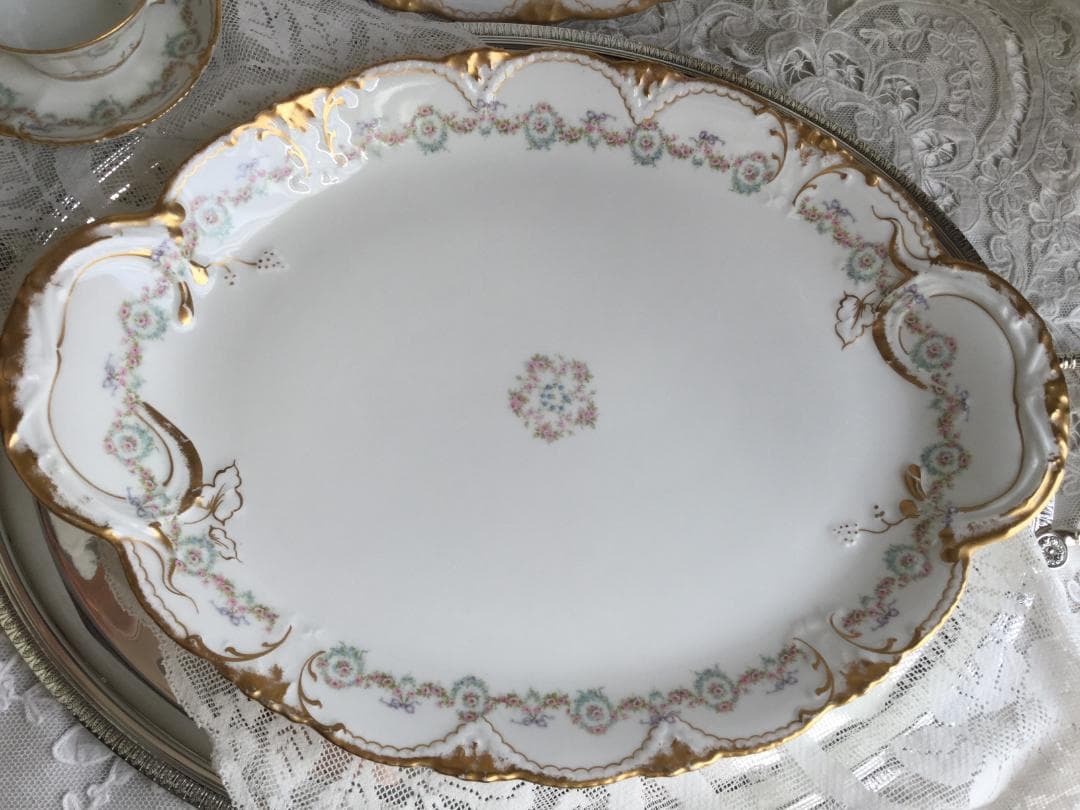 ☆☆☆レア リモージュ ハヴィランド #330 オーバルプラッター LL