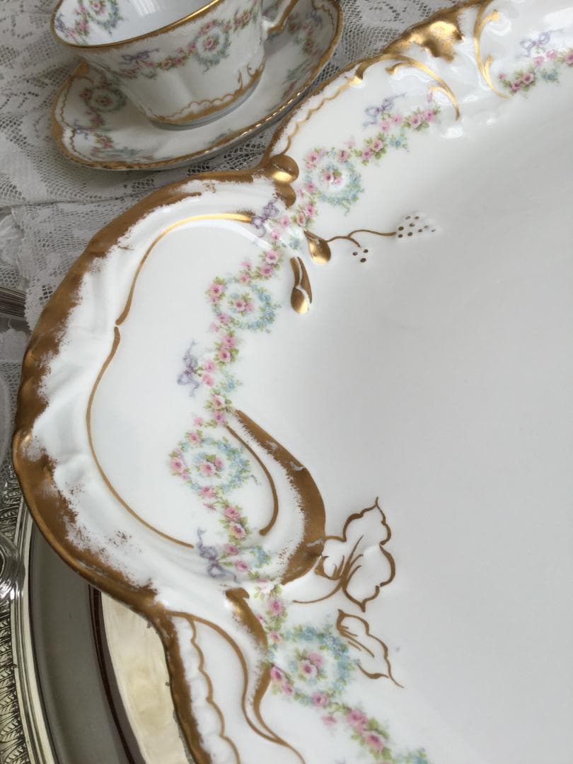 ☆☆☆レア リモージュ ハヴィランド #330 オーバルプラッター LL