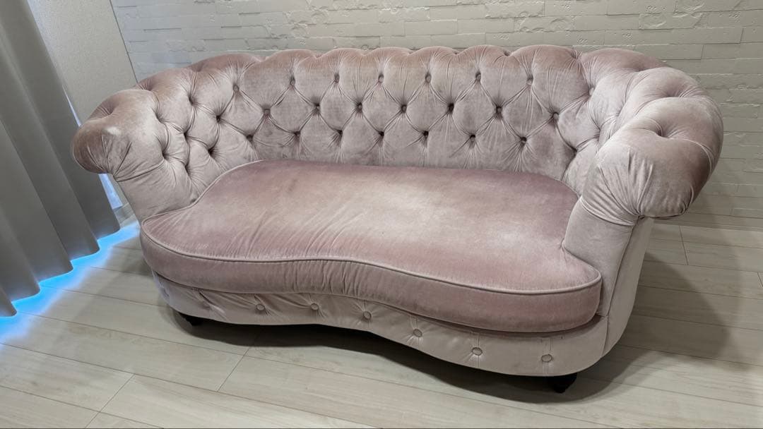 kino Classic Feve 2P Sofa （ペールピン ク） - メルカリ