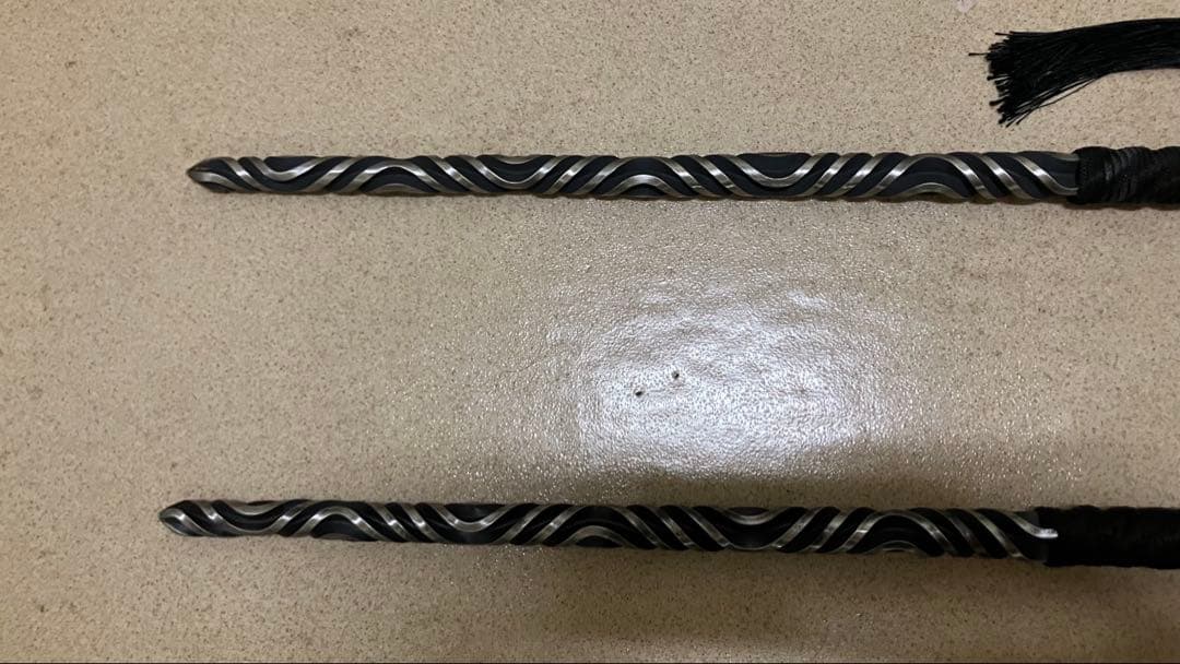 鉄鞭 鋼鞭 双鞭 カリ 中国武術功夫カンフー鉄鐧狼牙棒