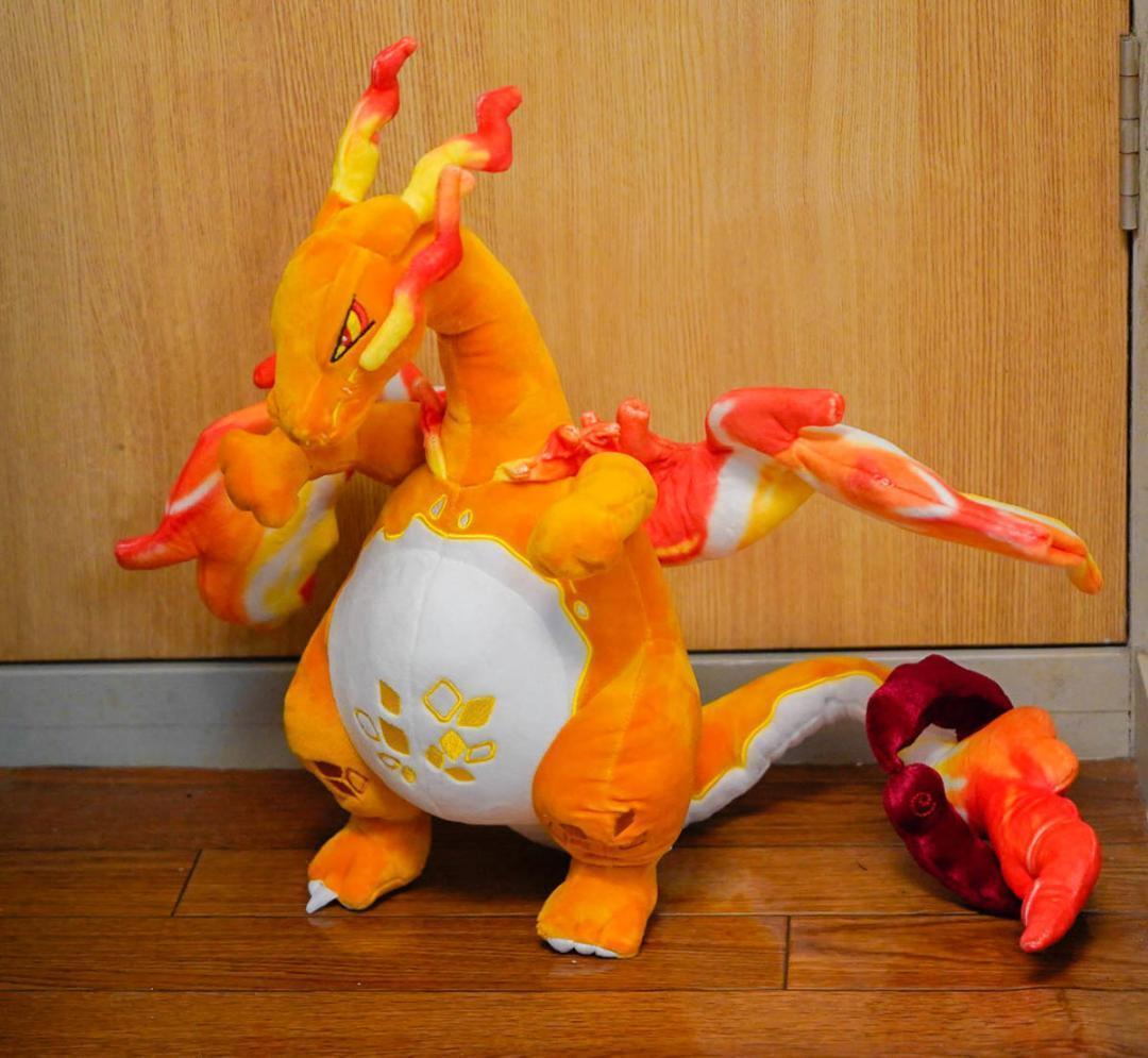 リザードン　ぬいぐるみ　キョダイマックス　特大　38㎝　リボン袋付【残３】