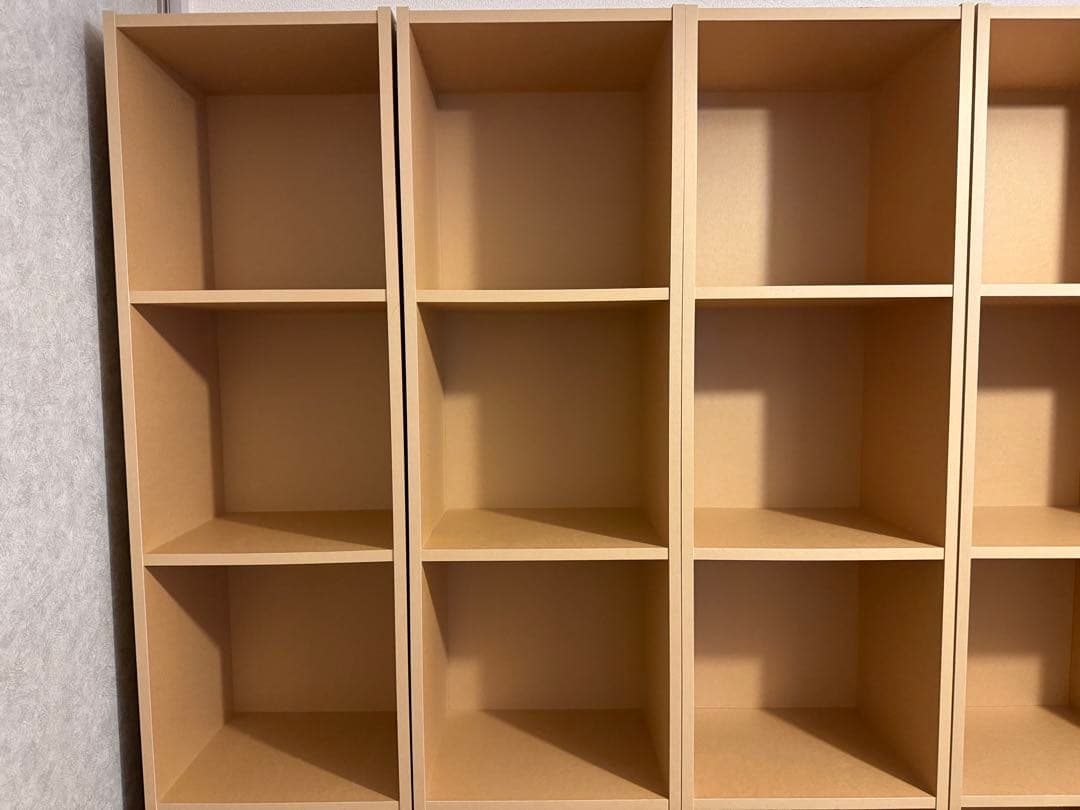 現地引取限定☆無印良品☆パルプボードボックス・タテヨコＡ４サイズ・５段・ベージュ