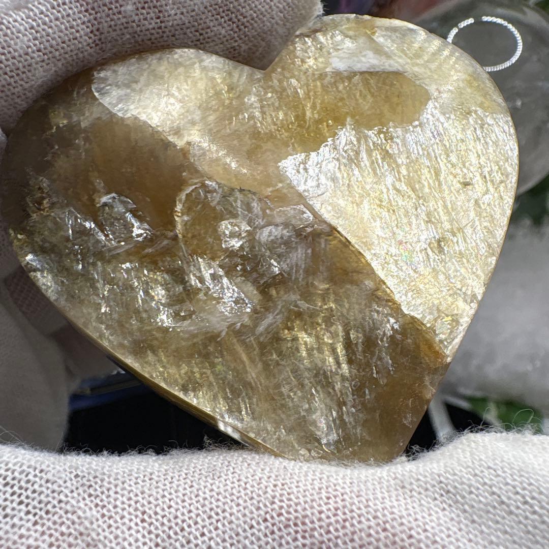 高品質 ゴールデンマイカハート♡♡No.1523