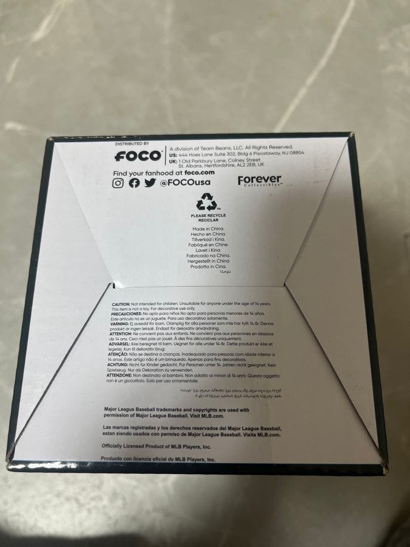 大谷翔平 フィギュア FOCO社製 ミニビッグヘッド ゴールド＆シルバー 限定品