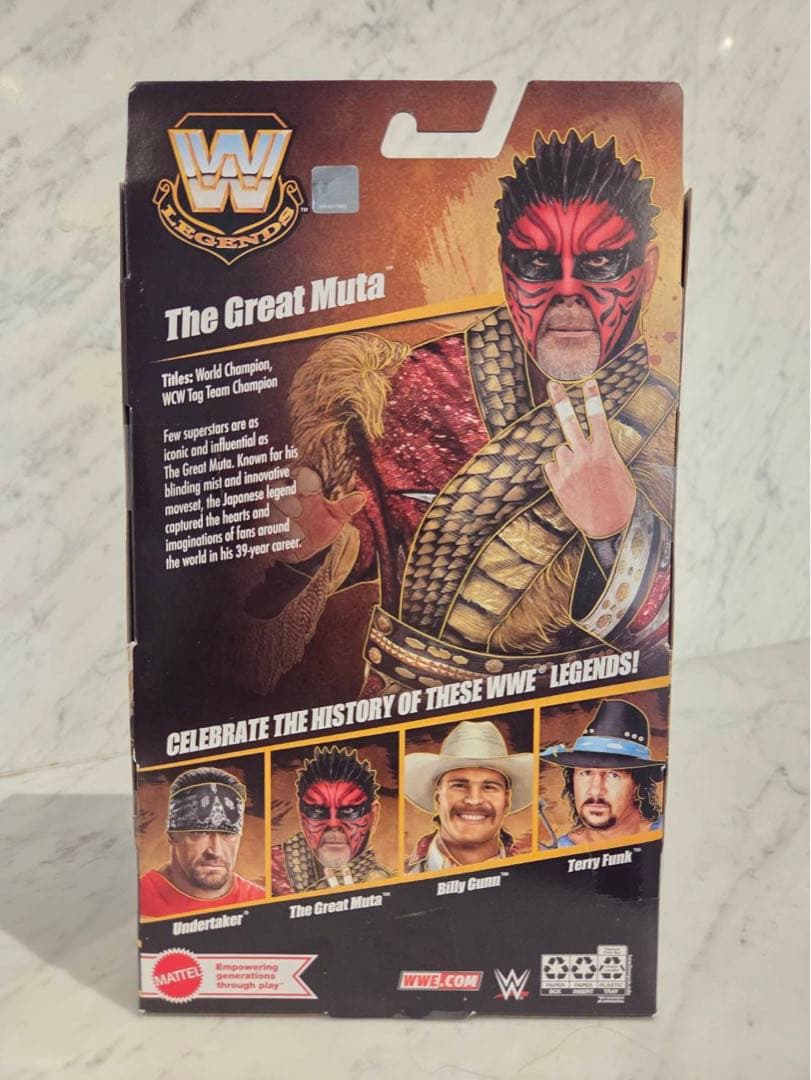 WWE WCW マテル グレート ムタ プロレス フィギュア - メルカリ