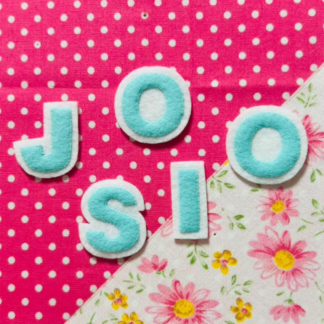 ☆フェルト文字☆ ★確認用★ フェルト　名札　ワッペン
