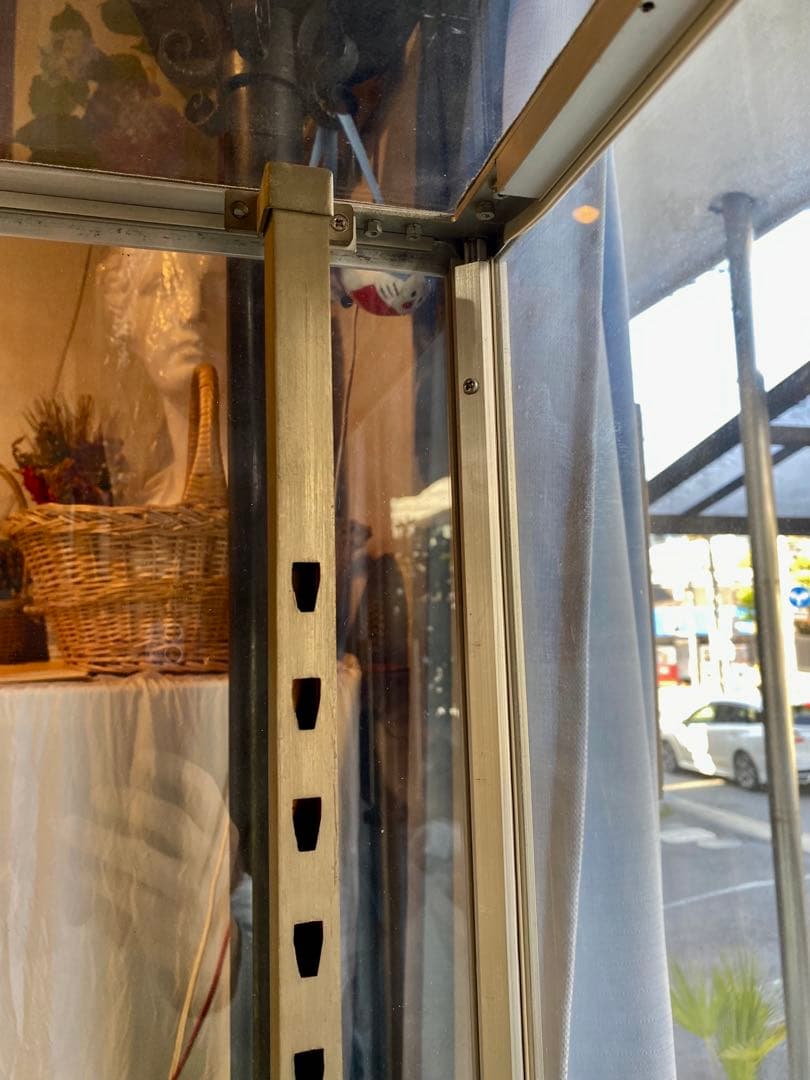 【昭和レトロ】照明付き　ガラスショーケース小　コレクションケース