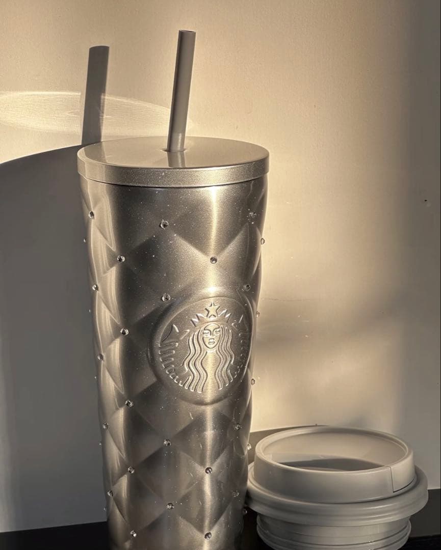中国スターバックス ステンレスタンブラー ラインストーン