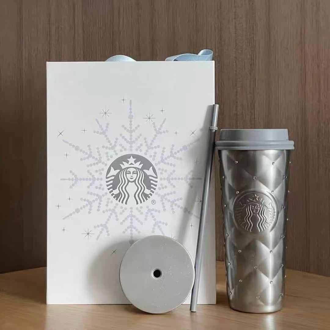 中国スターバックス ステンレスタンブラー ラインストーン