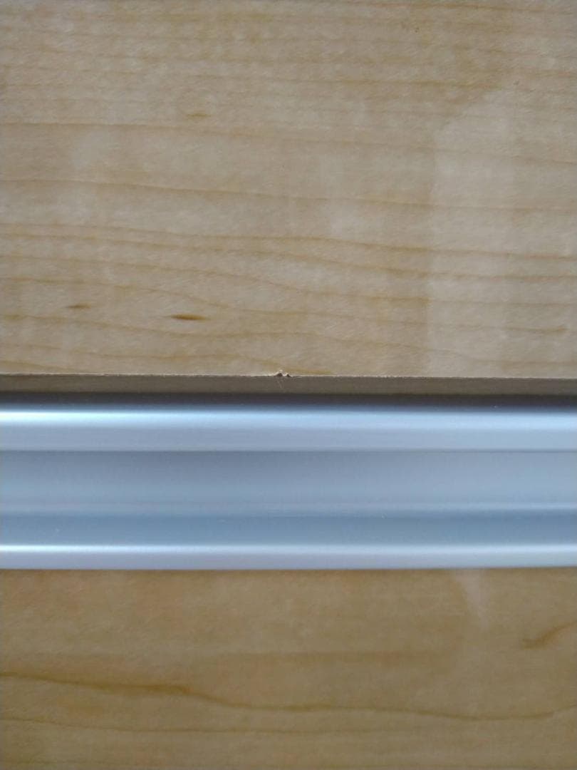 ◎6119 ステンレス天板頑丈ハイカウンター幅120木目