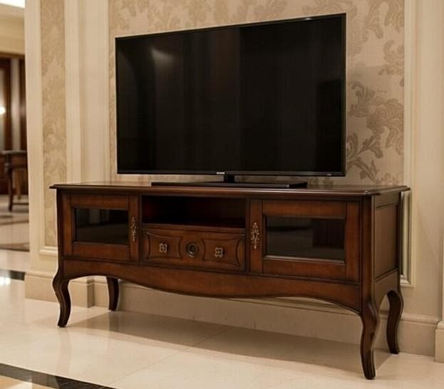 イタリア テレビボード テレビ台 幅150cm クラシック ネコ脚 15-507