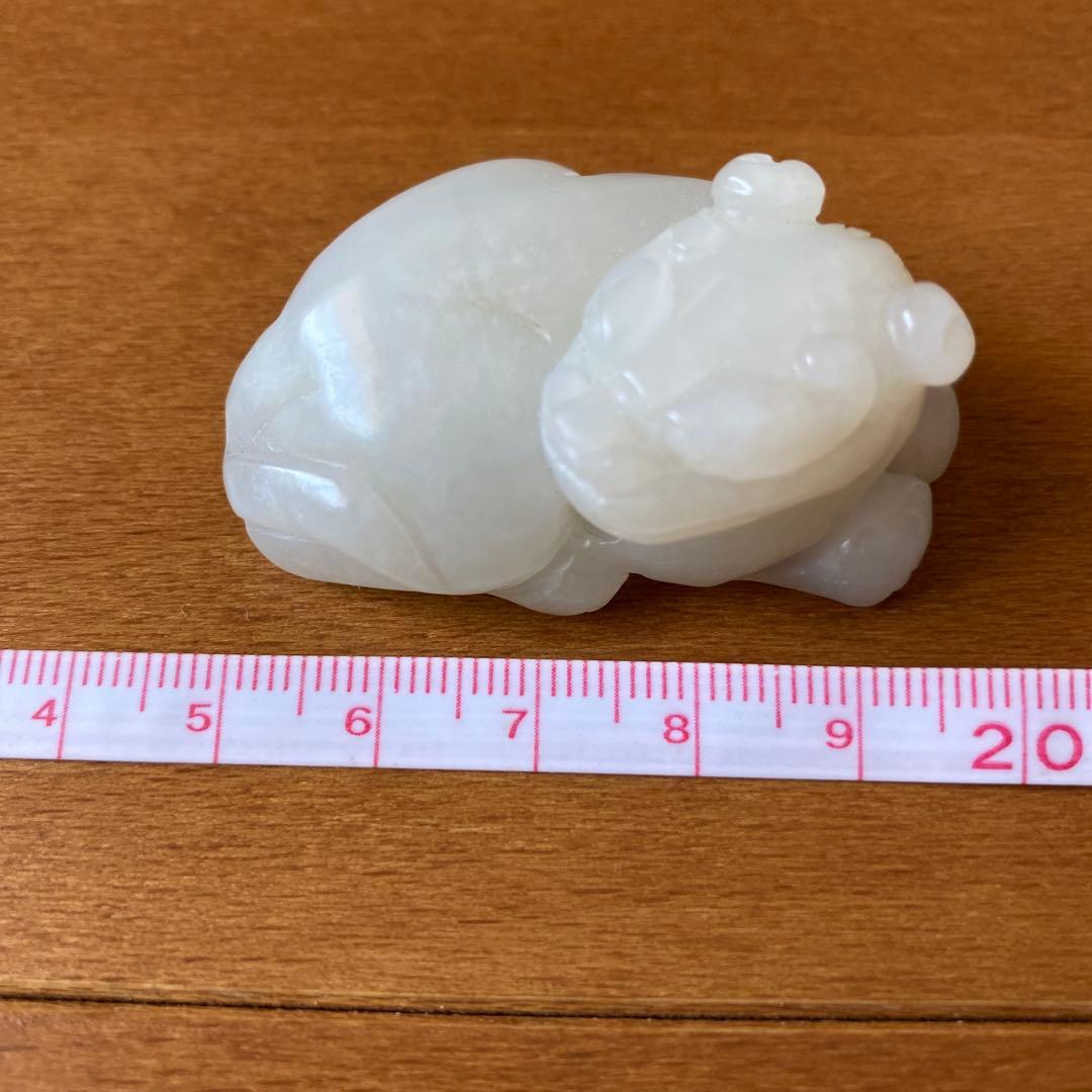 中国白砡　彫刻 白色　天然石　古董品