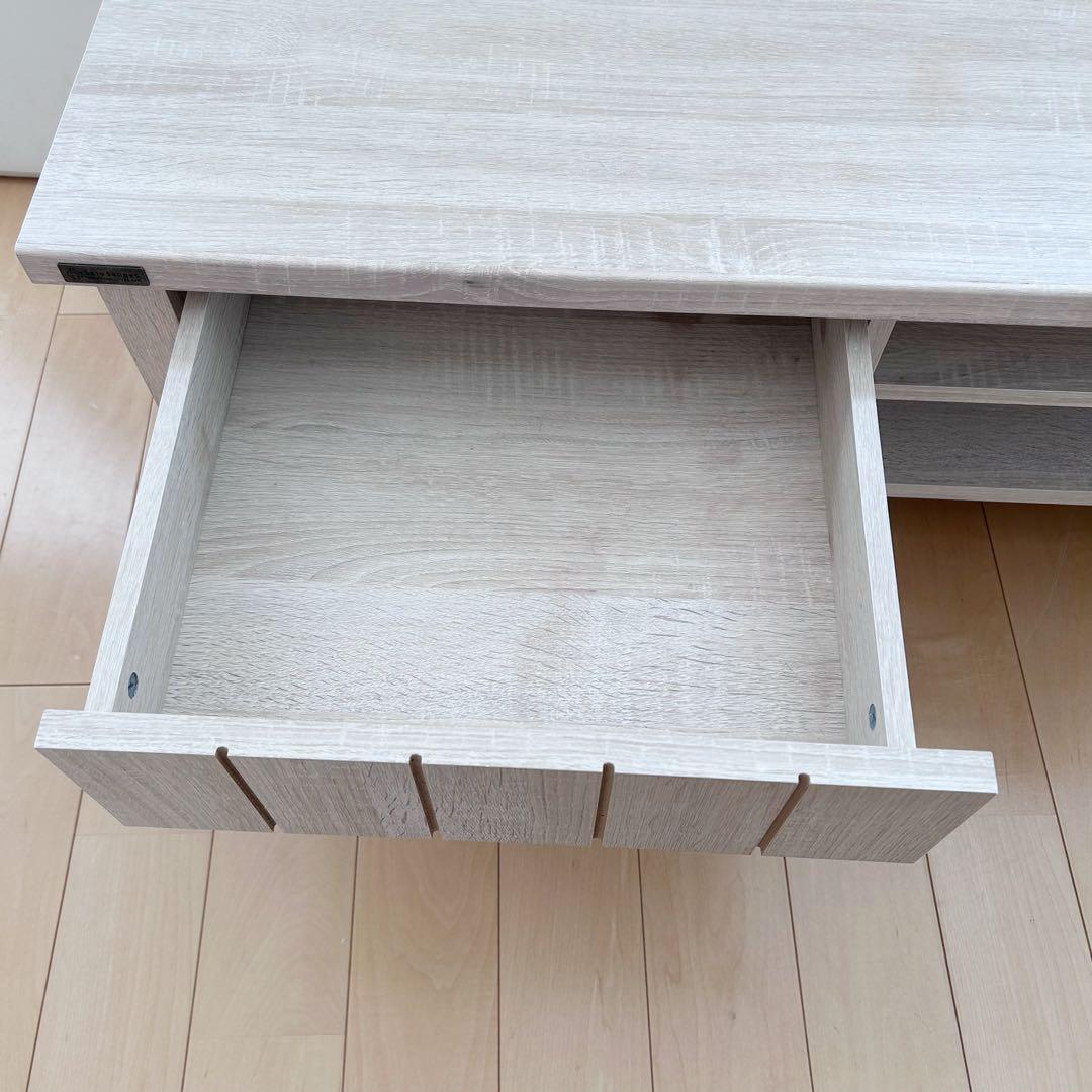 佐藤産業　姫家具　ローテーブル　センターテーブル　ホワイト　アンティークシャビー