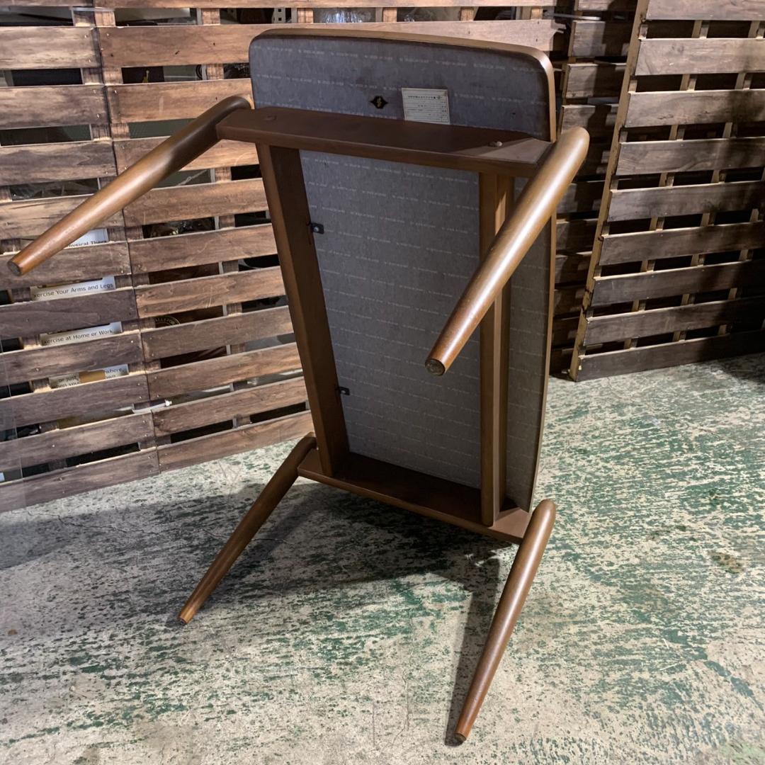 K658 富士ファニチア コーヒーテーブル ガラス天板 ブラウン