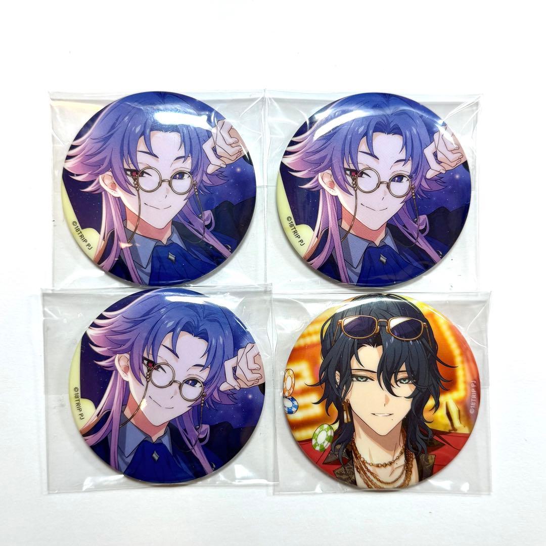 エイトリ 缶バッジ 夜半子タろ 棗夜鷹 - メルカリ