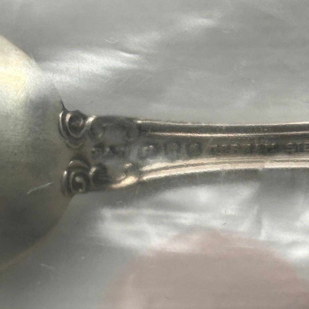 ヴィンテージ　ゴーハム社STERLINGシルバーティースプーン　ゴーハムシルバー