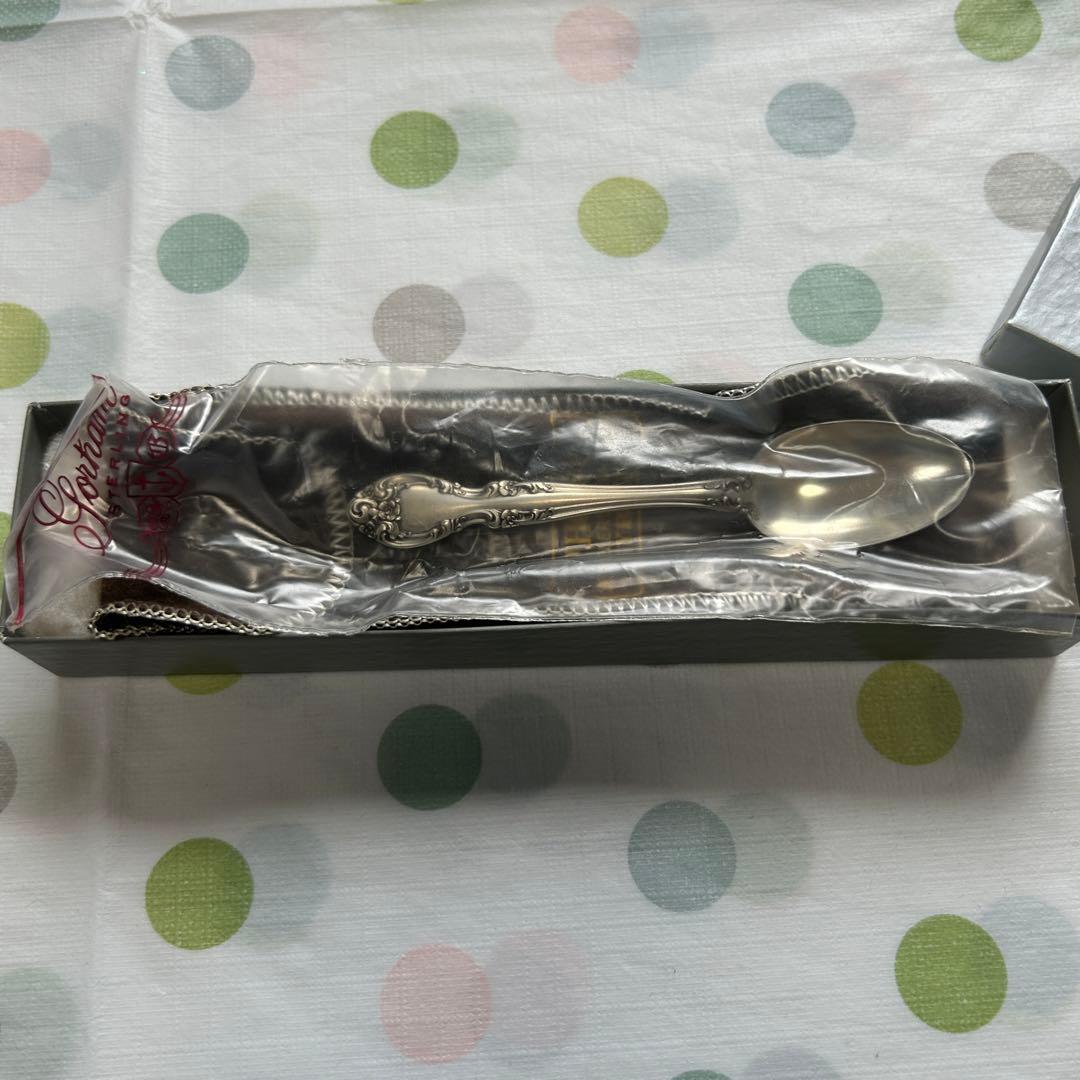 ヴィンテージ　ゴーハム社STERLINGシルバーティースプーン　ゴーハムシルバー