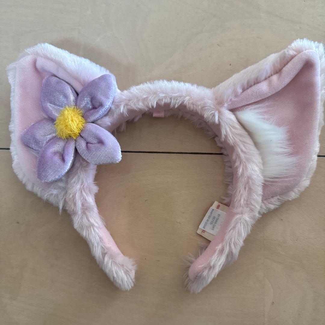 ディズニー 猫耳カチューシャ ピンク - メルカリ