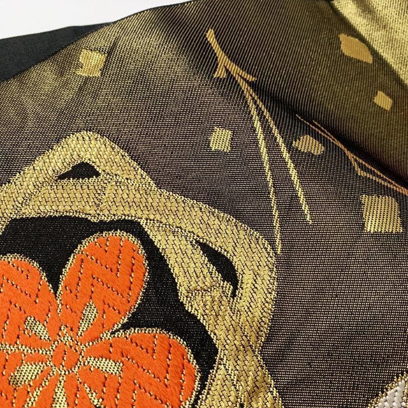 0ag51◆川島織物 祝帯 13参り ハーフ成人式 七五三七歳 全通袋帯 松竹梅