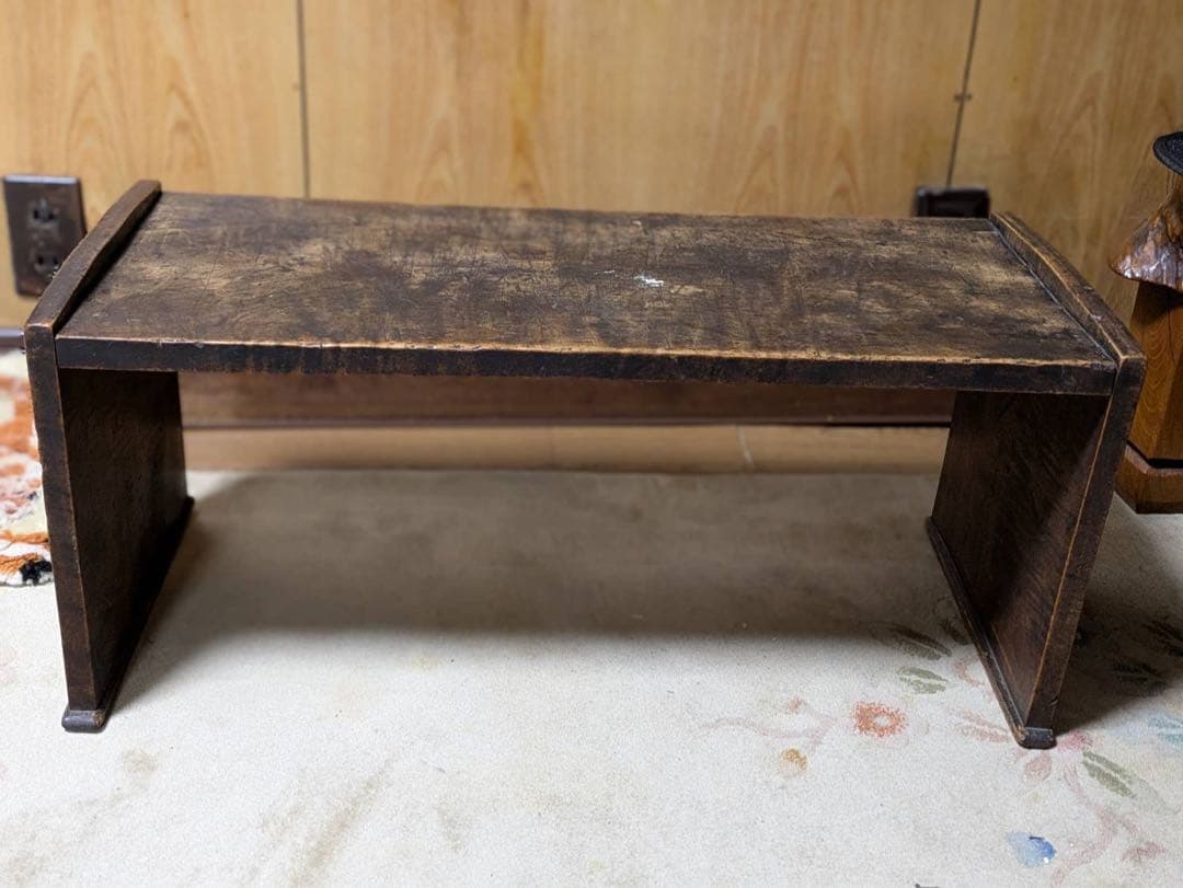 時代物　座卓　ローテーブル　木製　明治　レトロ　家具　ヤマサ