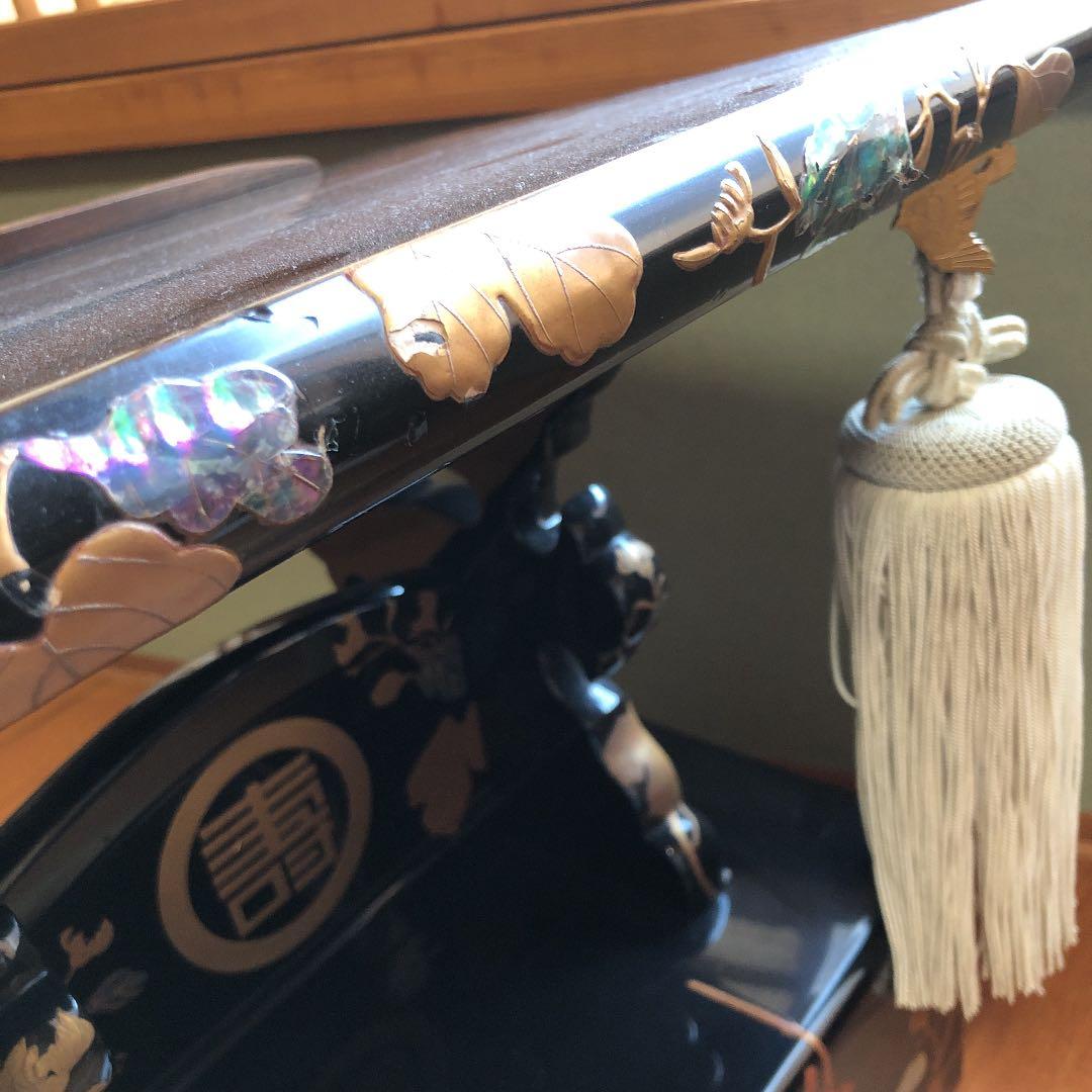 お殿様　武家屋敷　机　漆