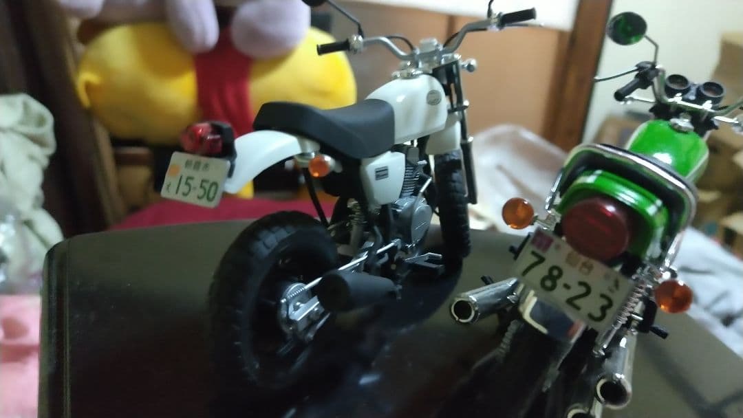 バイクプラモデルエイプ製作用依頼用 エイプのみの販売。KH400は付き