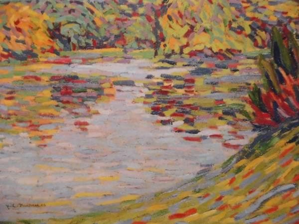 Kirchner、PARKSEE、希少画集画、新品額装付