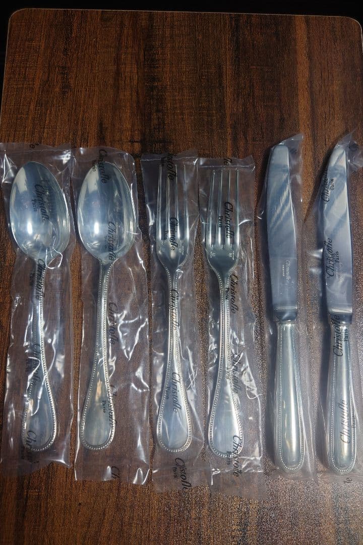 Christofle クリストフル Perles パールカトラリーセット