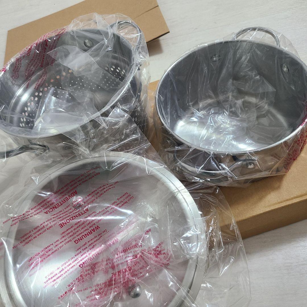 【新品未使用】MEYER　マイヤー イタリアン パスタセット　鍋　フライパン