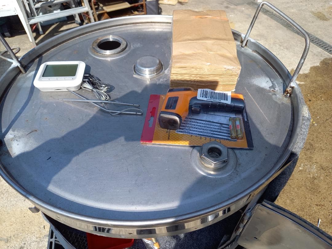 ステンレス製　焼き芋器