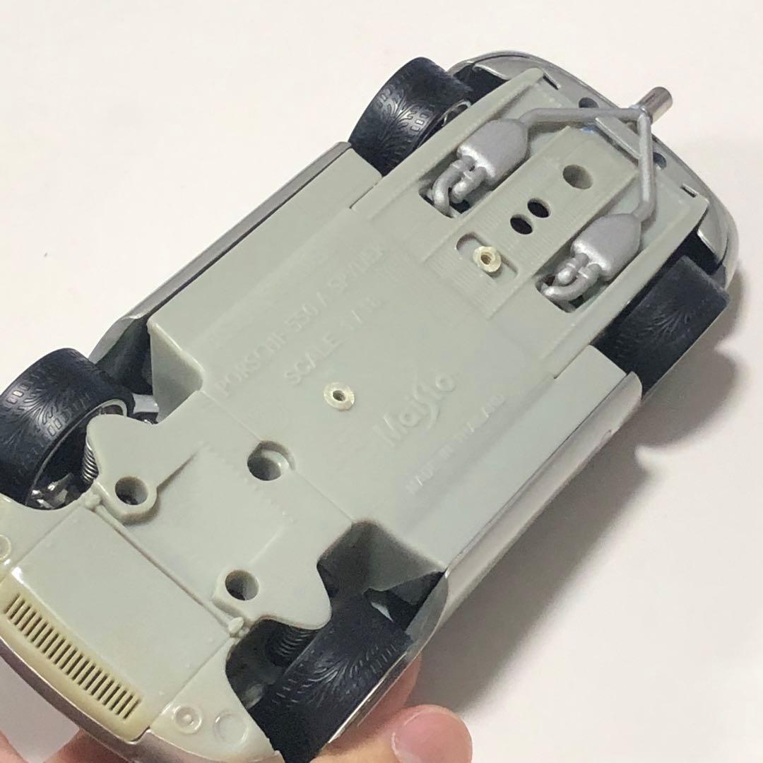 マイスト 1/18 ポルシェ550スパイダー 1954年 シルバー ミニカー