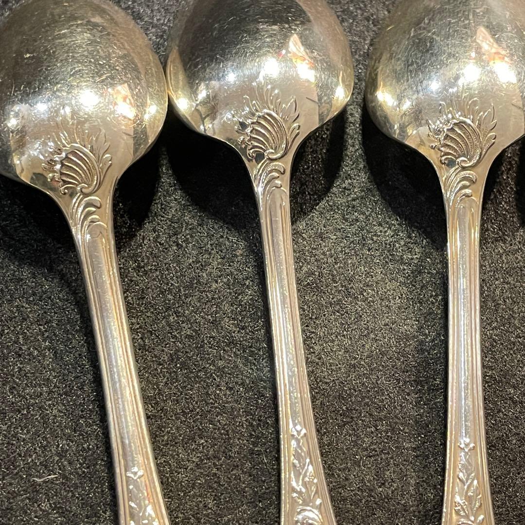 クリストフルChristofle シルバープレート スプーン5本セットカトラリー