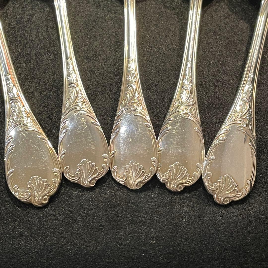 クリストフルChristofle シルバープレート スプーン5本セットカトラリー