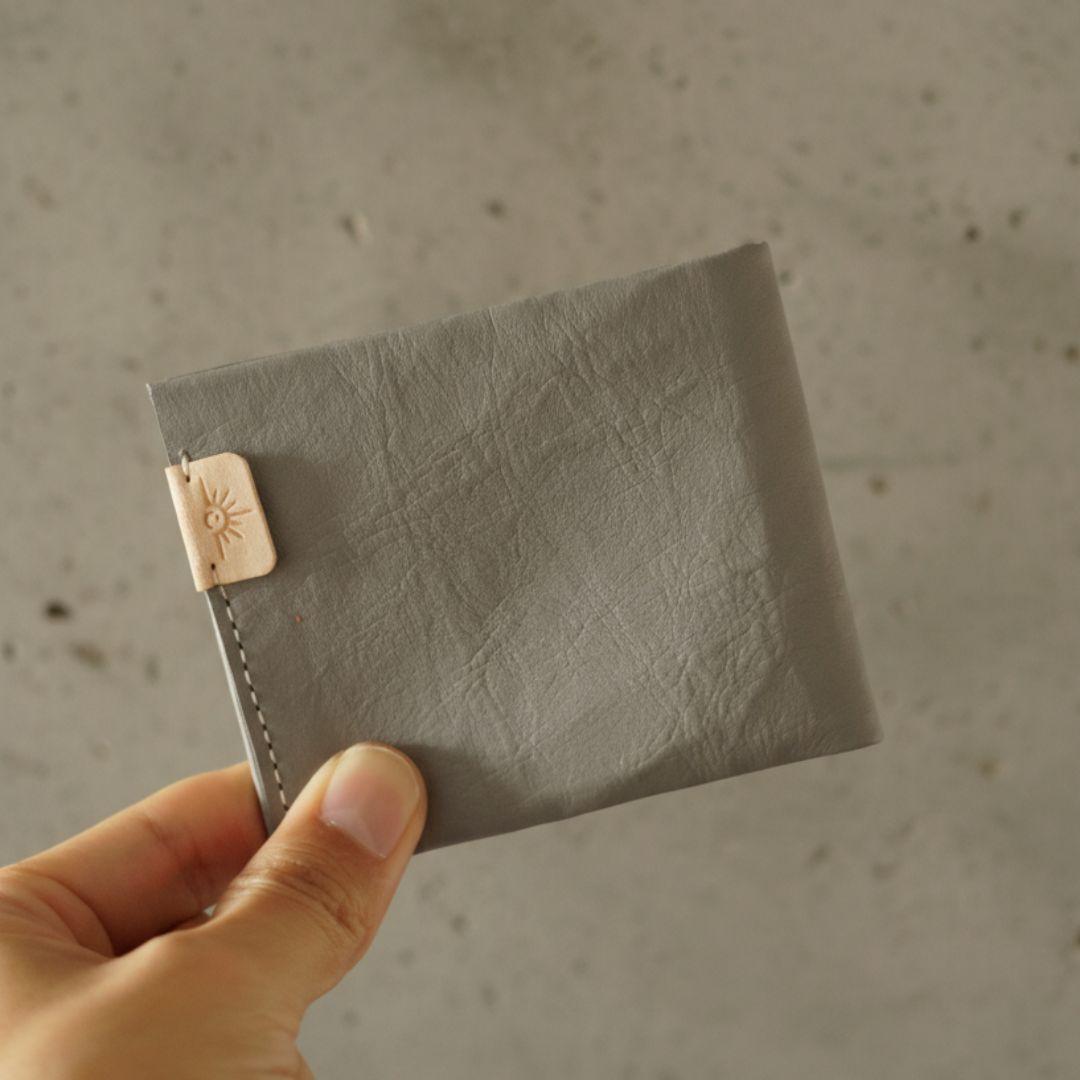 防水撥水コンパクトウォレット ダイニーマレザー