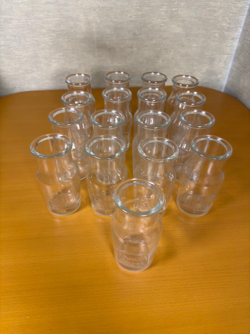 KAHLUA カルーア コーヒー リキュール グラス ミルク瓶 ガラス瓶 18本