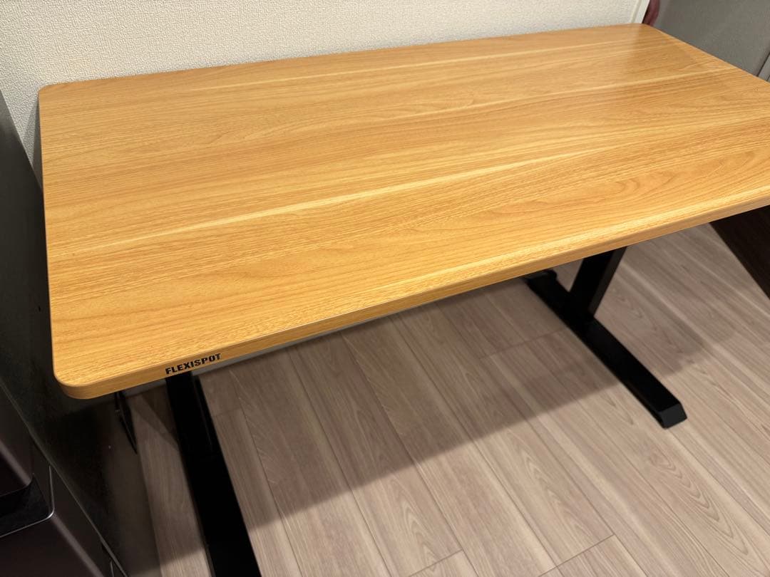 FLEXISPOT 電動昇降デスク 木目調 120cm