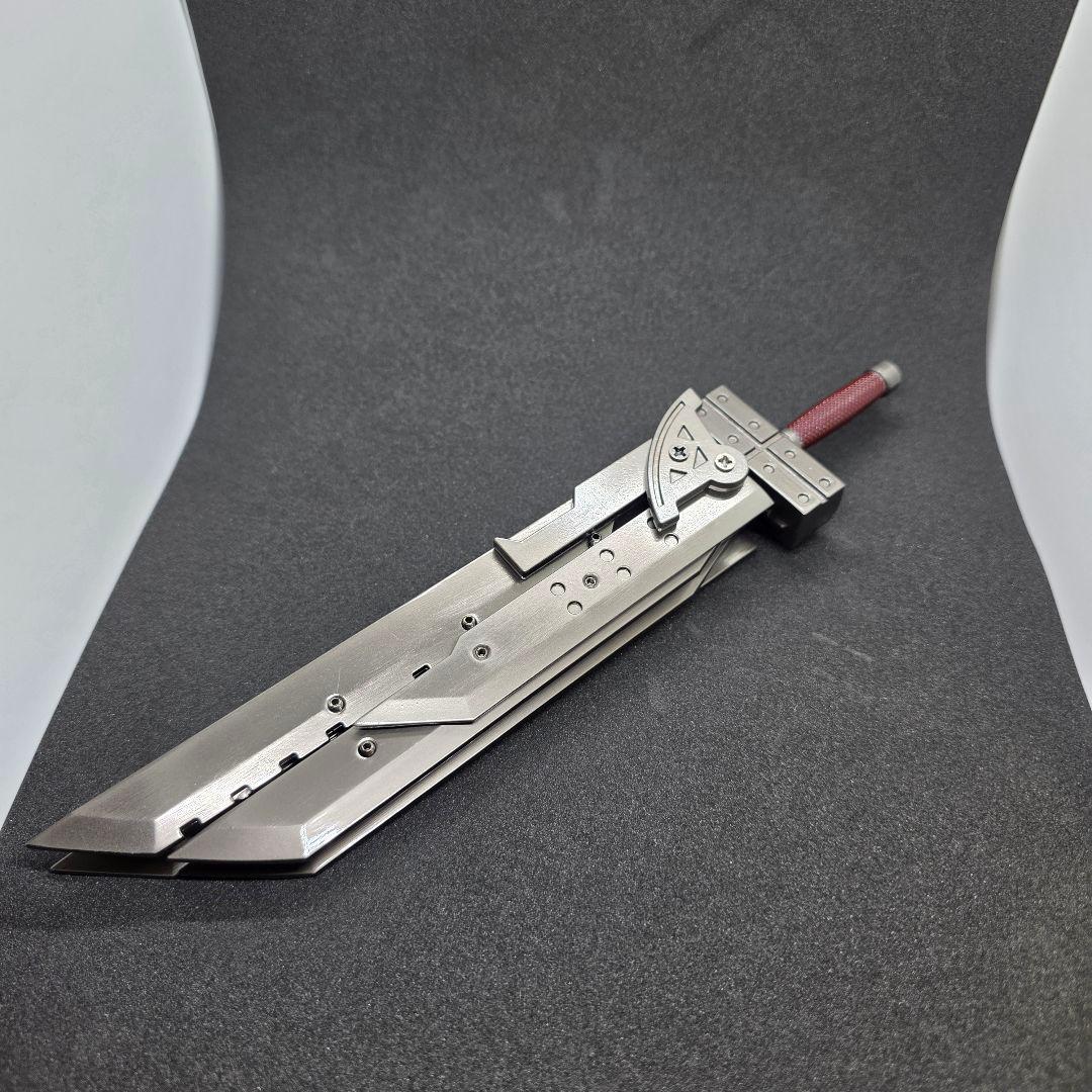 ファイナルファンタジー7 クラウド バスターソード 合体剣 金属製 約