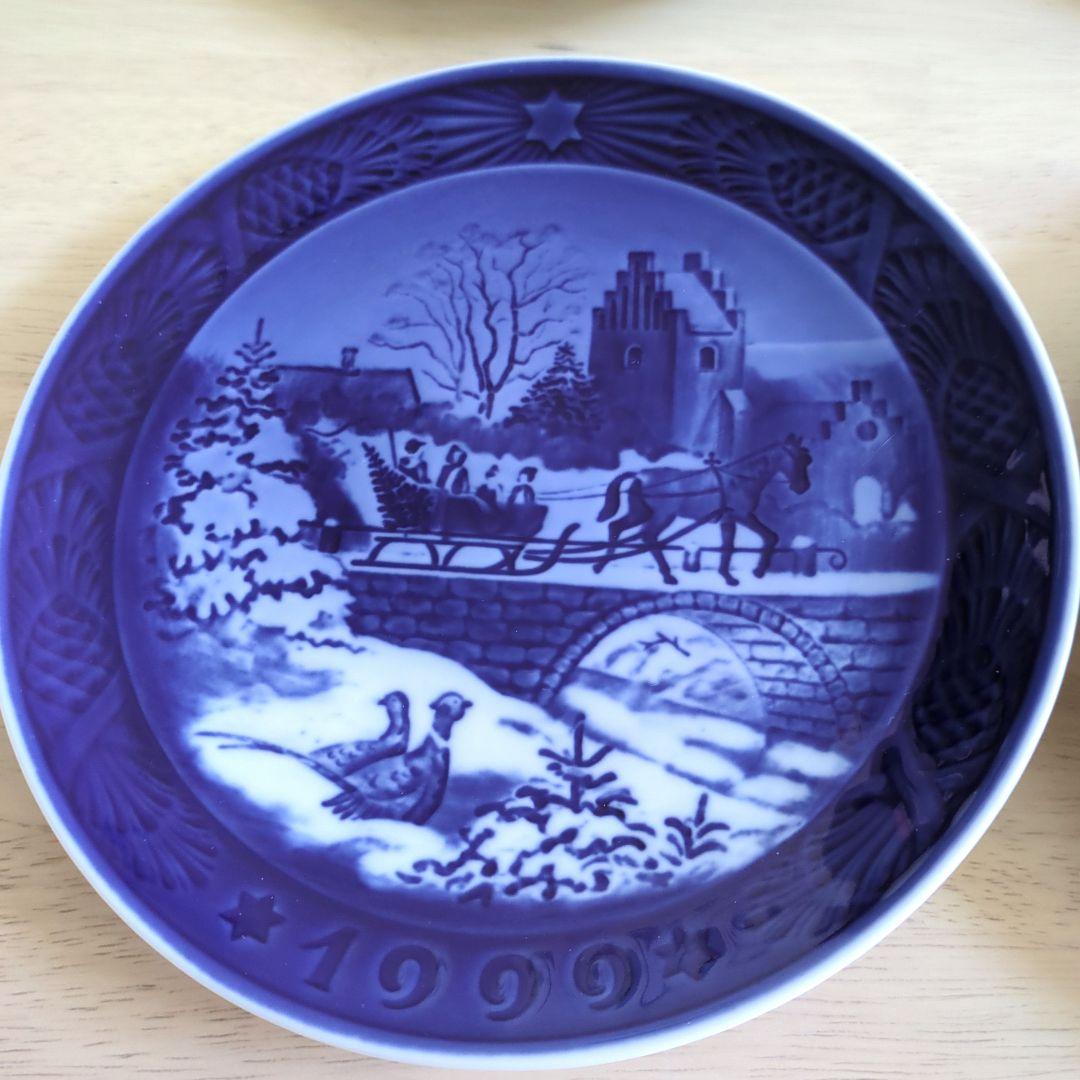 【新品・未使用】ロイヤルコペンハーゲン　プレート12枚 1996年〜2007年製