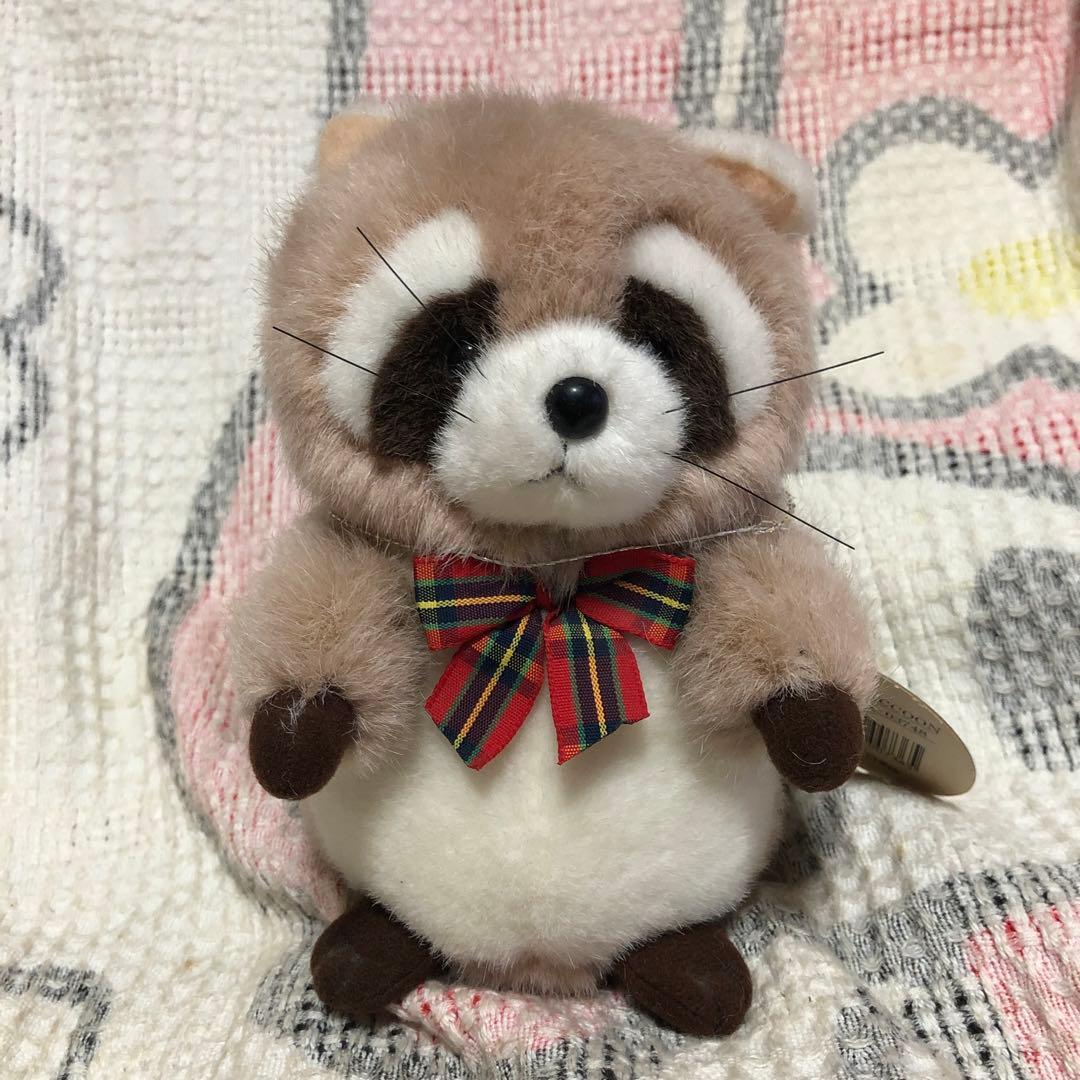 昭和レトロ HIROKUN HOUSE ヒロクンハウス アライグマ ぬいぐるみ