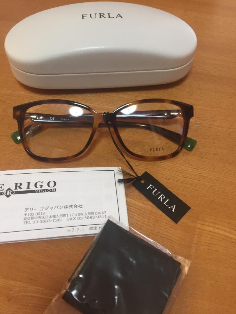 ★美品・ FURLA メガネ 眼鏡 アイウェア レディース メンズ