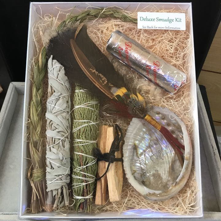 ★特選一品★超本格的♡浄化【ネイティブアメリカン☆豪華スマッジキットBOX】❤️