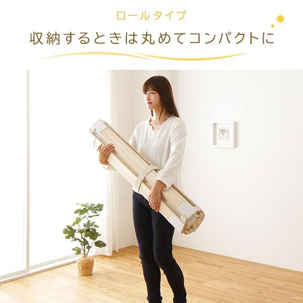 すのこ ベッド  折りたたみ ロール 式 タイプ シングルds-2252113