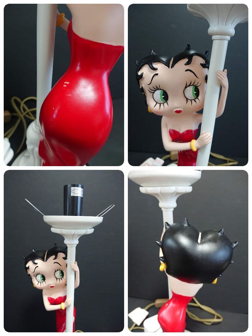 レア!!ベティちゃん♡フィギュア付スタンドライト☆bettyboop☆