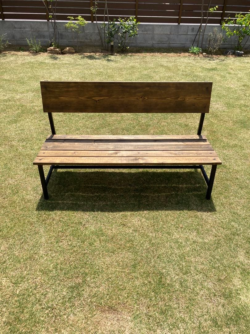 ガーデンベンチ　レトロ　カフェ　アイアン