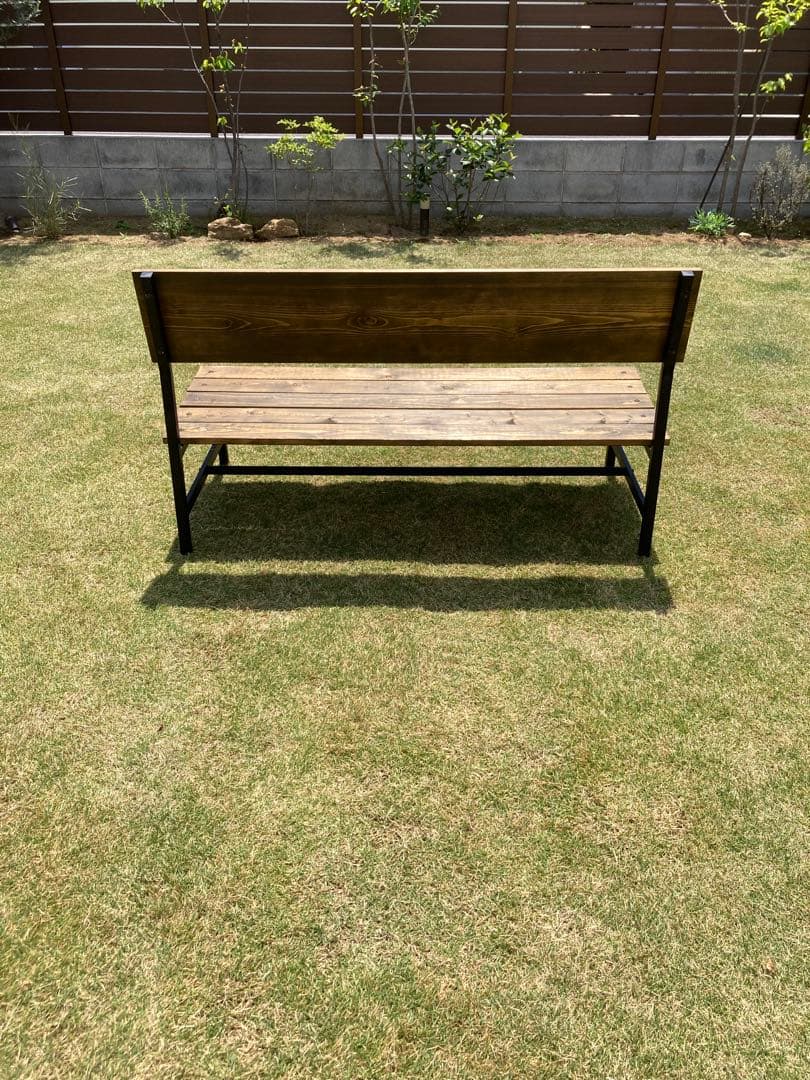 ガーデンベンチ　レトロ　カフェ　アイアン